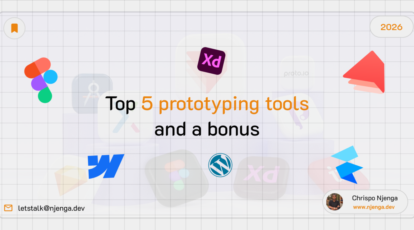 Top 5 prototyping tools and a bonus.