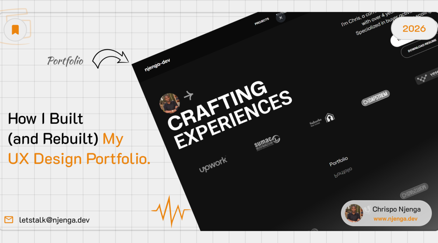 How I Built (and Rebuilt) My UX Design Portfolio.